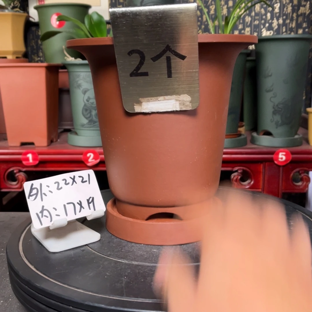 紫砂花盆紫砂花盆
