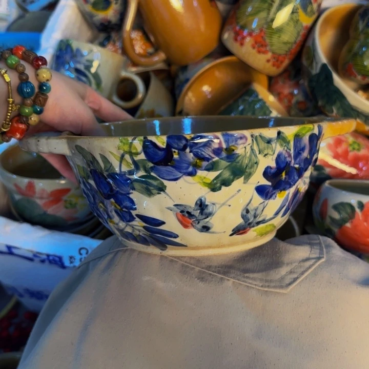 瓷片景德镇陶瓷手工手绘