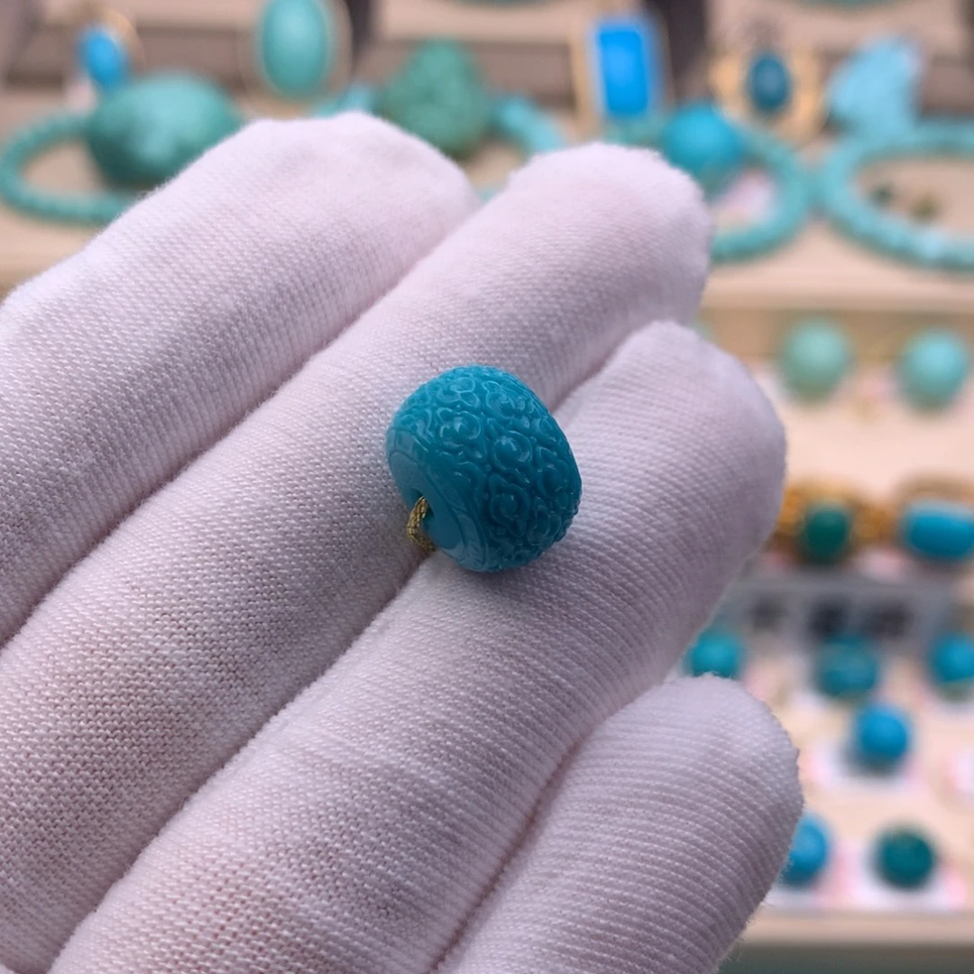 绿松石未镶嵌珠宝奇石12.8