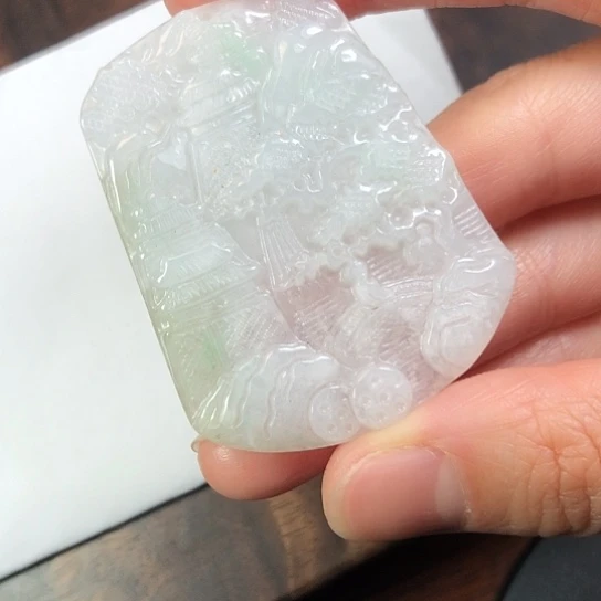 翡翠未镶嵌颈饰缅甸A货，每天下午1点半开播14