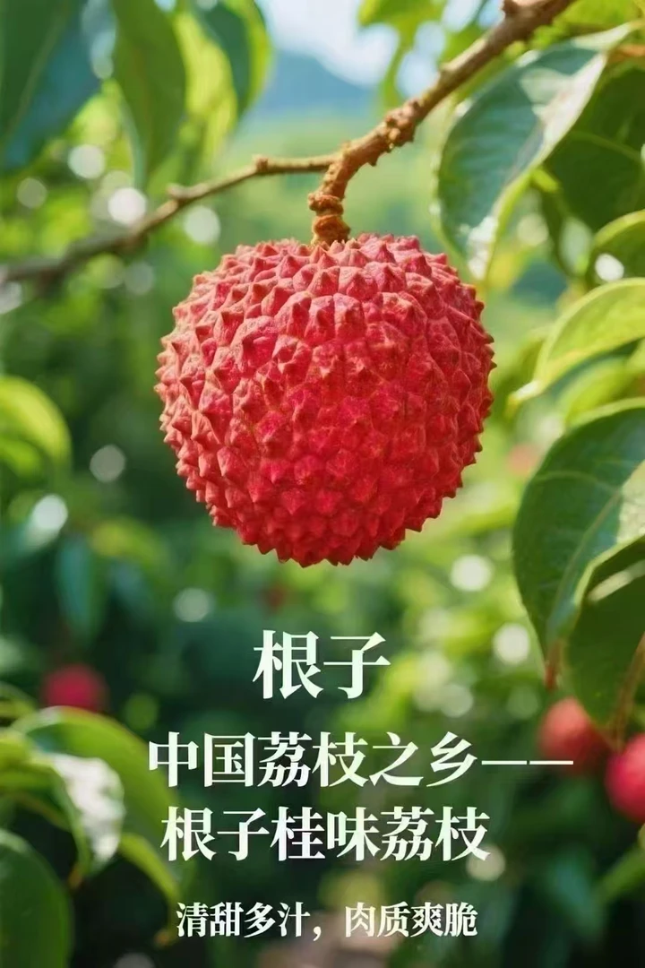 正宗茂名高州桂味荔枝现摘直发爆甜多汁