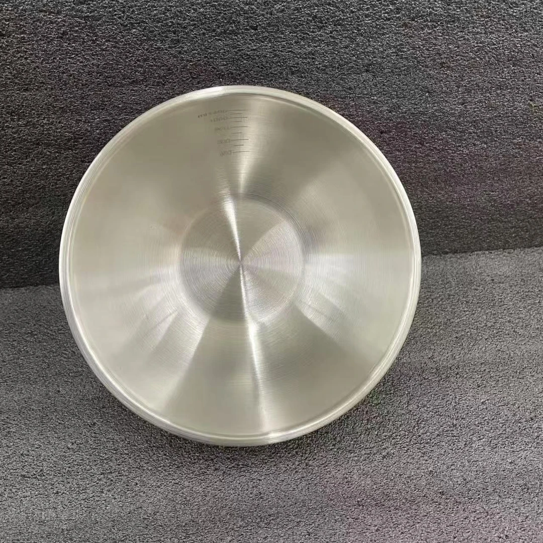 1200ML拉丝不锈钢沙拉碗沙拉盆套家用碗凉拌福利