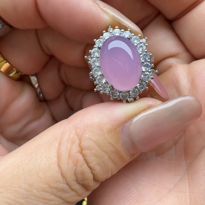 玛瑙/玉髓合金戒指