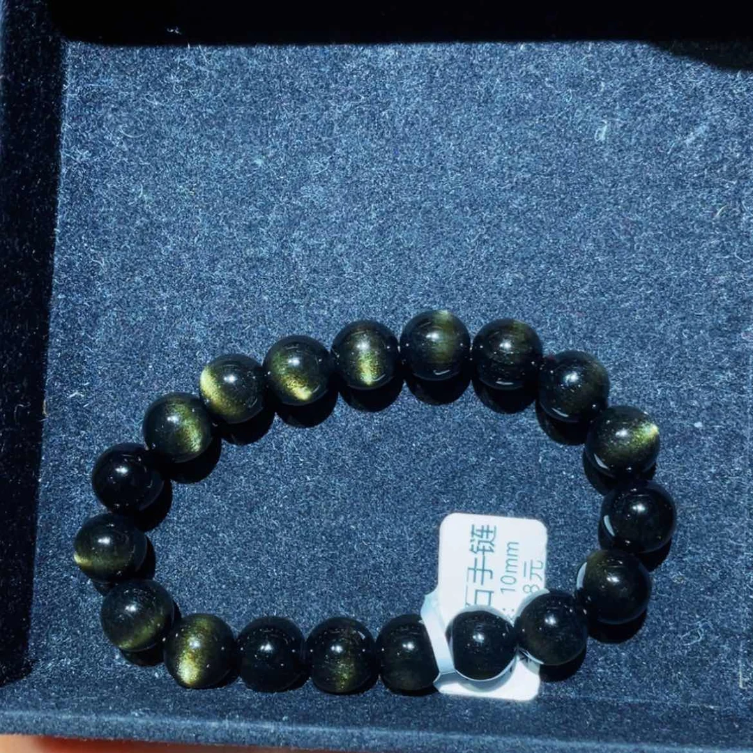 【闪购商品】黑曜岩手链未镶嵌别*