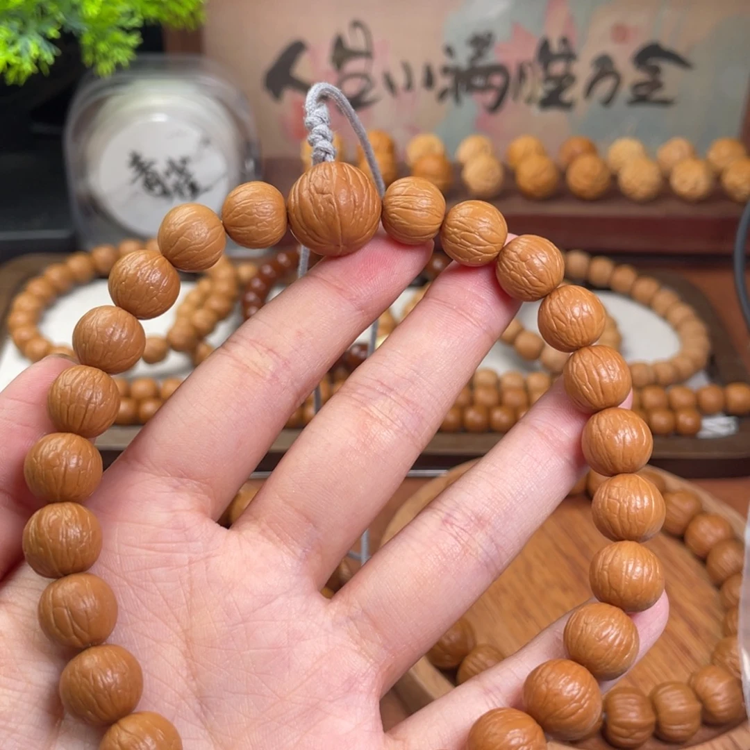 万***制手串猴头核桃聚宝盆