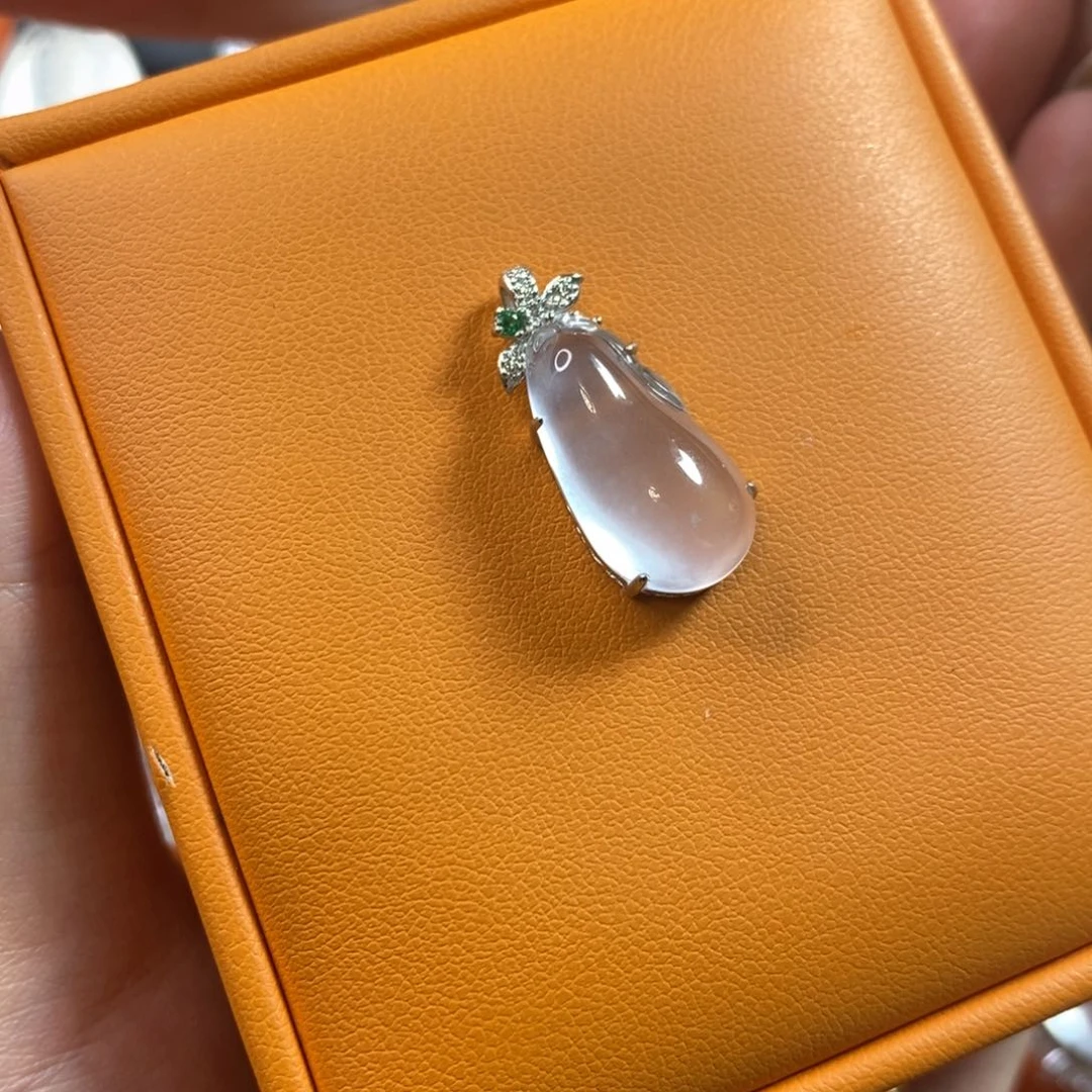 石英质玉黑钢瓜银S925镶嵌难***涂