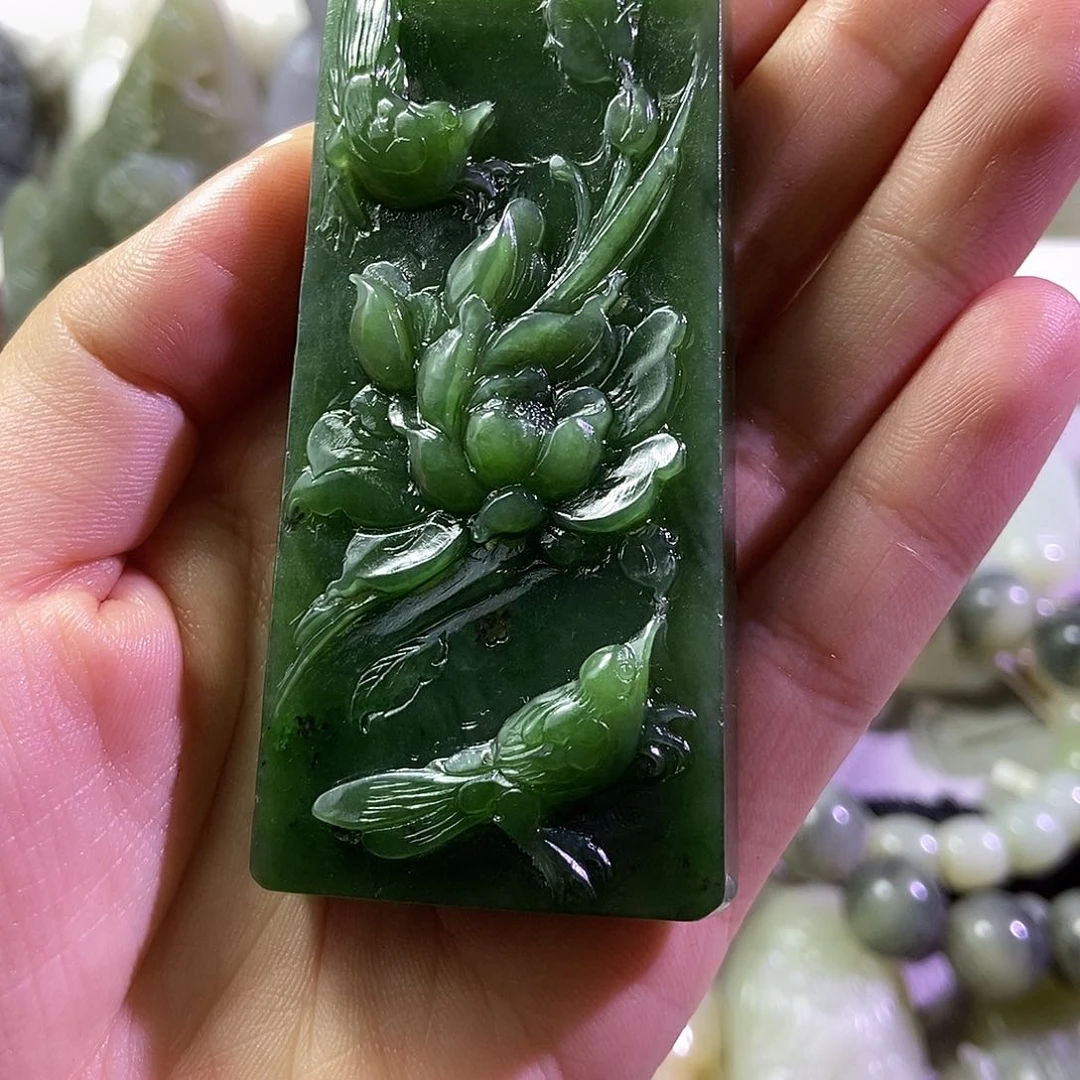 和田玉（糖玉）颈饰未镶嵌常*