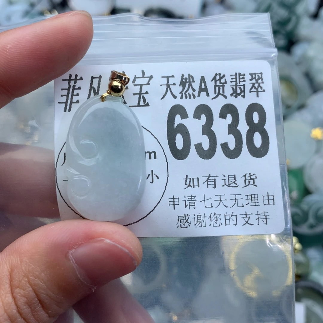 翡翠颈饰未镶嵌6338。