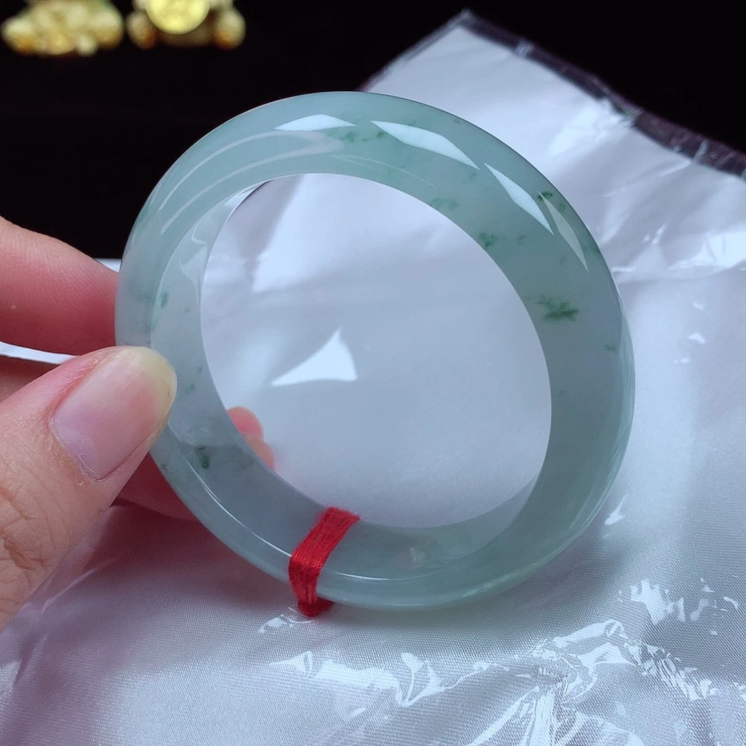 未镶嵌手镯翡翠54圈