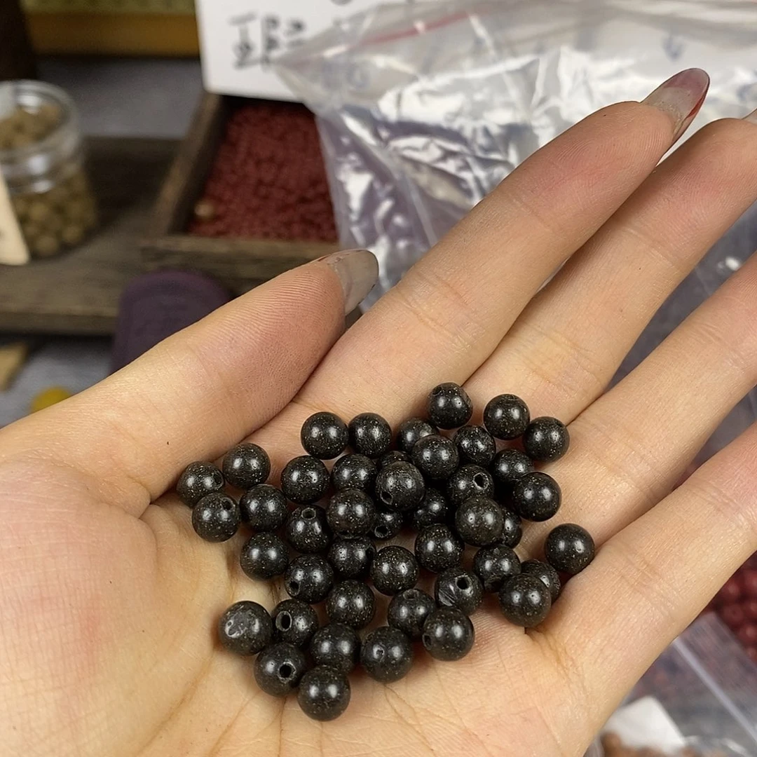 泥塑0.6黑美人瑕疵珠90g