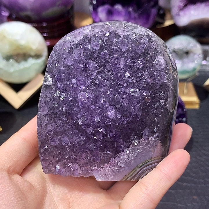 未镶嵌珠宝半成品紫晶