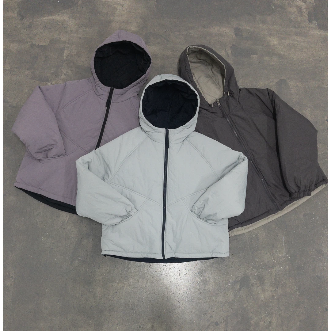 hd【棉衣系列】简单入冬 双面穿 时尚简约 保暖棉服