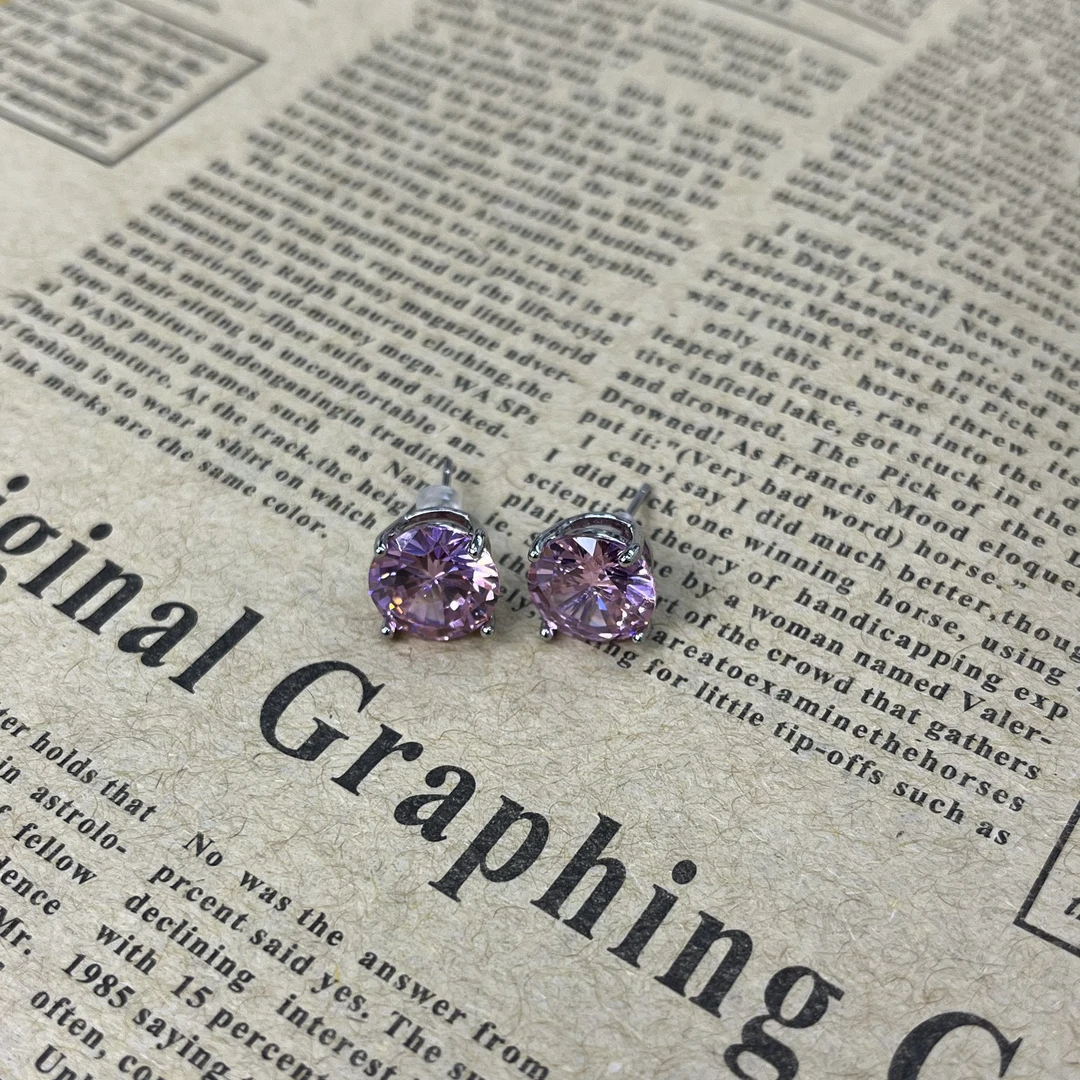 DYJC078 粉色耳钉