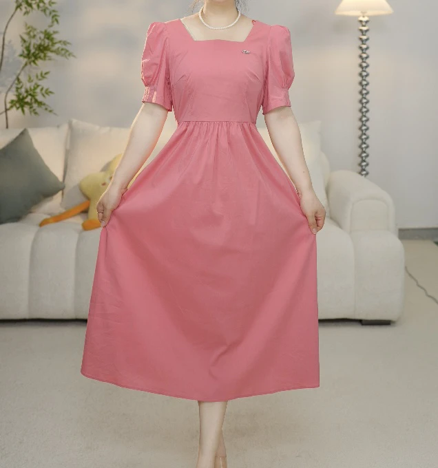 3220连衣裙大码时尚显瘦夏季法式