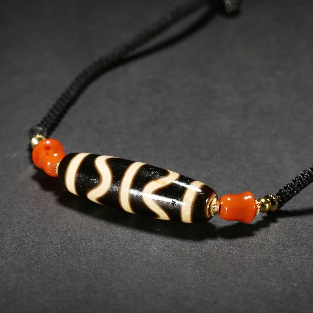 民国*水纹玛瑙勒子/JOY25042159/玛瑙【北京文博】