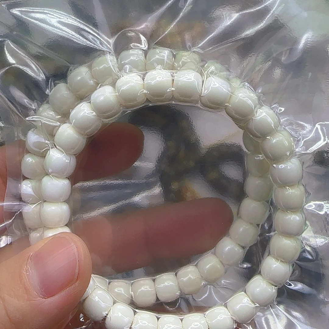 手串星月菩提48白玉菩提87单圈