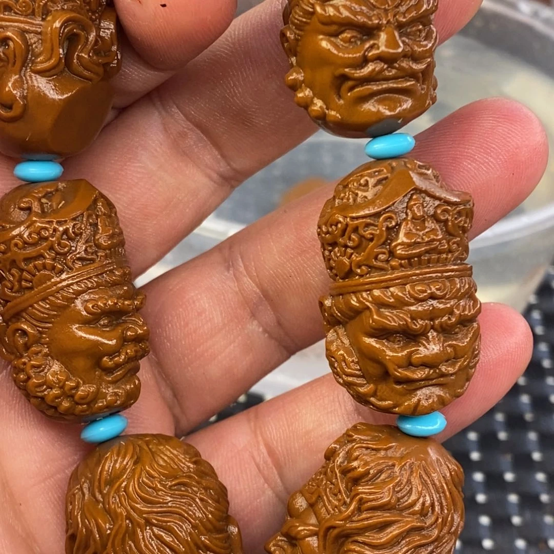 木2.2封神榜核手串黄金树上沉水核手串