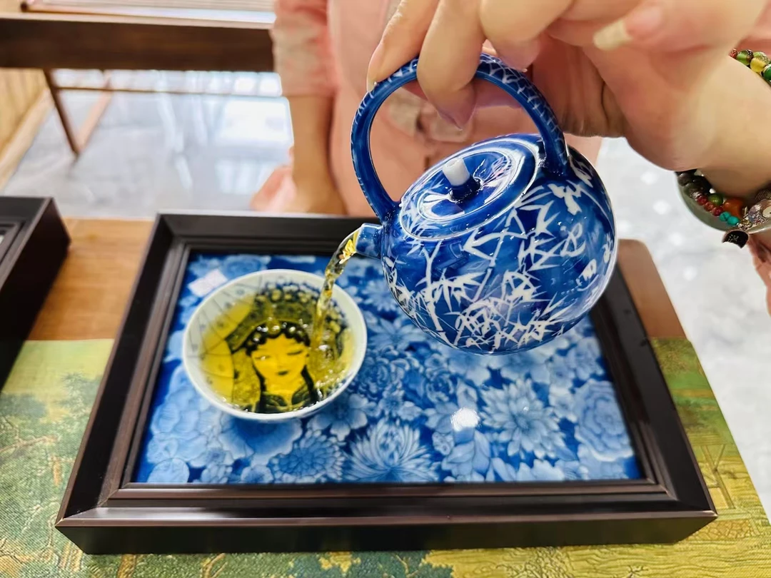 景德镇手绘青花茶具