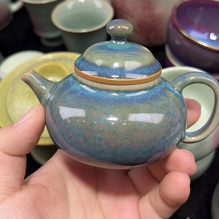 摆件陶钧窑茶器钧窑茶器