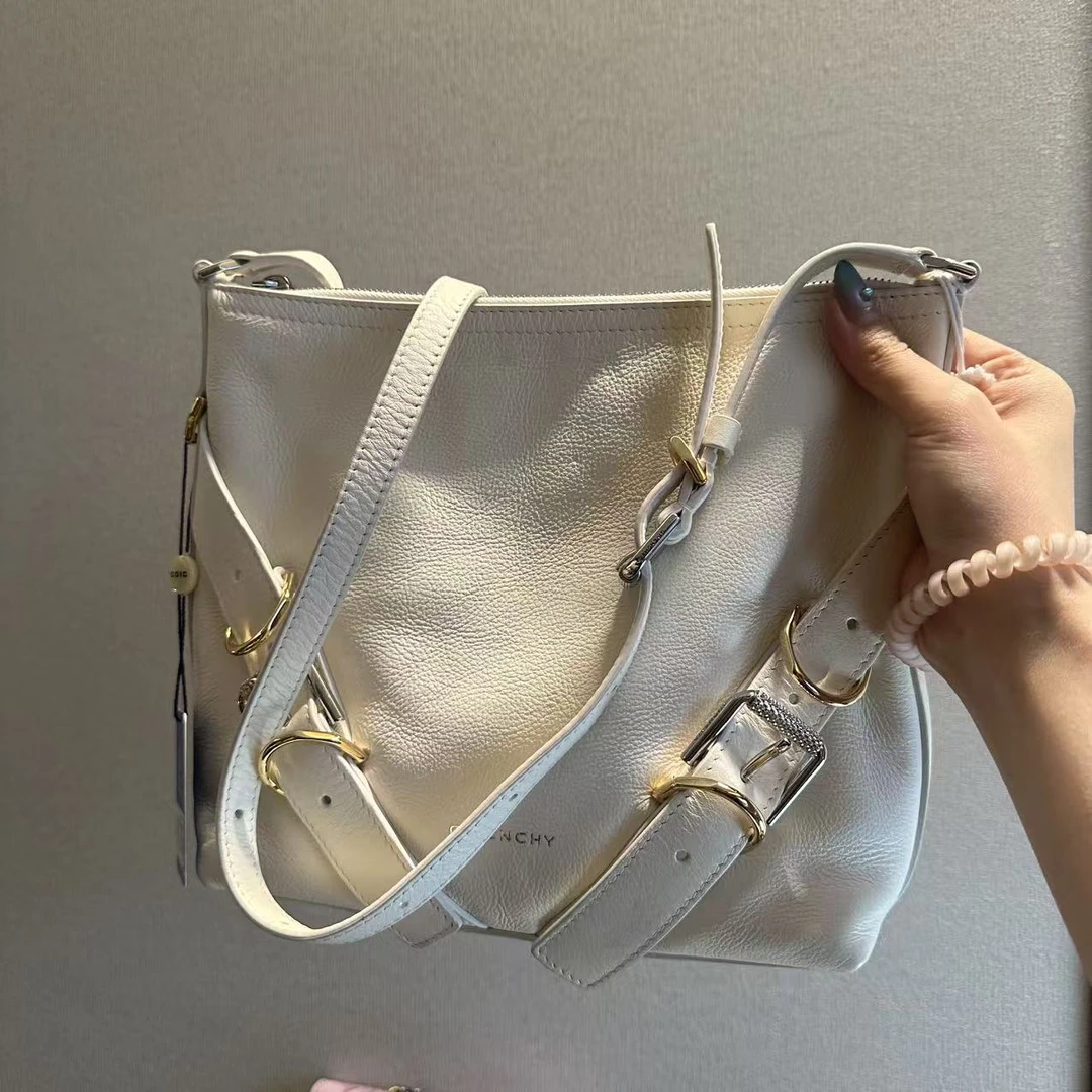 95新 Givenchy/纪梵希 白色托特/二奢包包