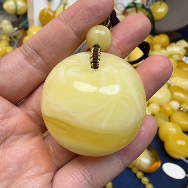 蜜蜡未镶嵌颈饰天然蜜蜡