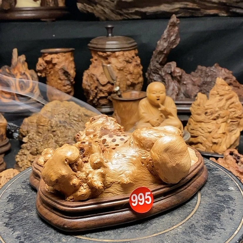 【闪购商品】995号荔枝木香炉工艺