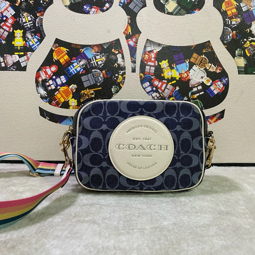 95新 COACH/蔻驰 21319斜挎包21×15