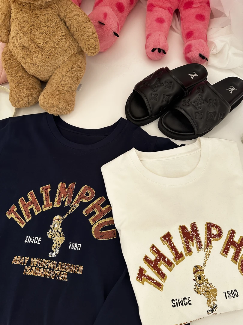 【瘦瘦】棒球时光-大码春秋两色圆领卡通印花百搭薄款卫衣S01299