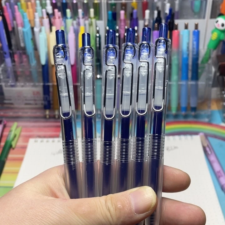 图米蓝色刷题笔6支