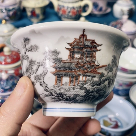 【闪购商品】景德镇陶瓷主人杯123444