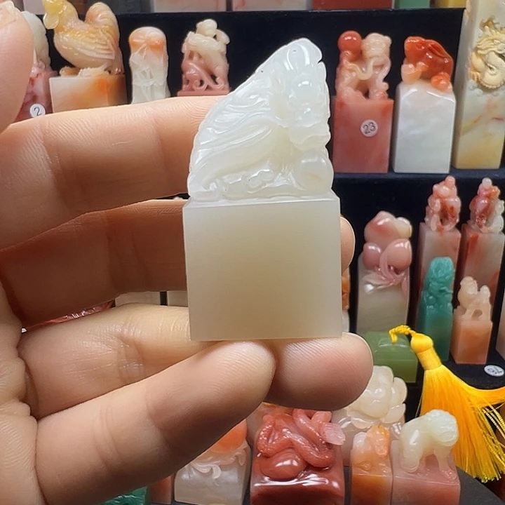 寿山石印石寿山石手工雕刻