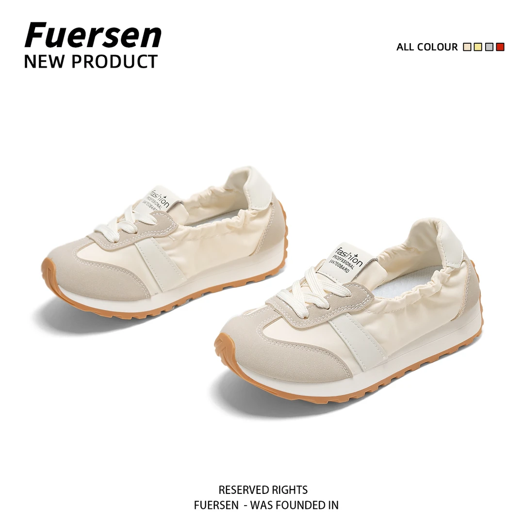 ins韩版阿甘鞋女潮2025夏季新款厚底增高学生跑步鞋H2