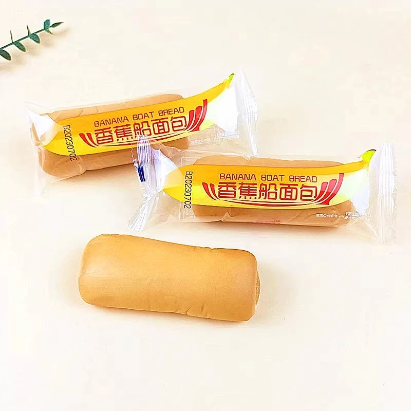 乐夫香蕉船面包夹心糕点软面包儿童学生休闲充饥糕点小吃零食散装