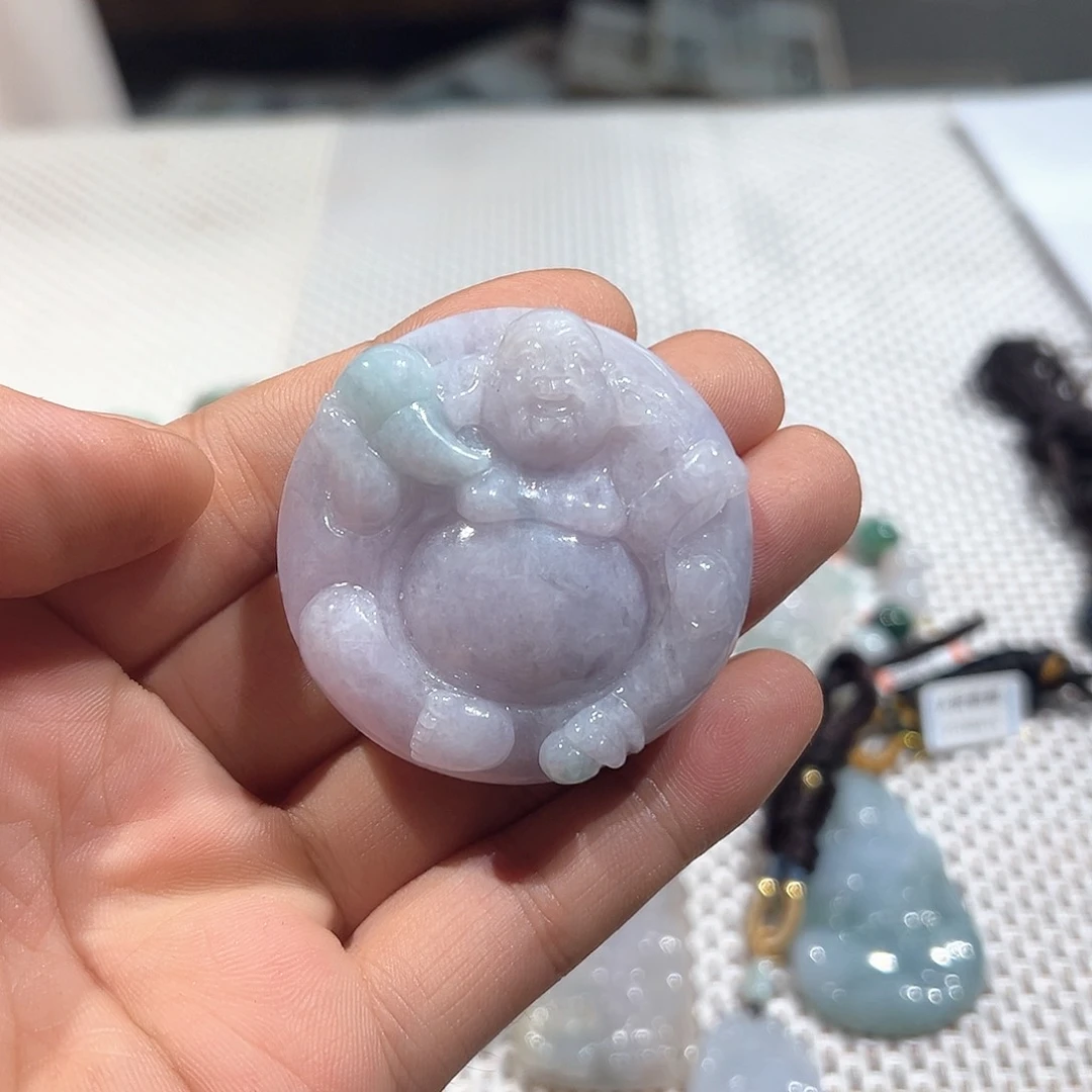 翡翠未镶嵌颈饰挂件