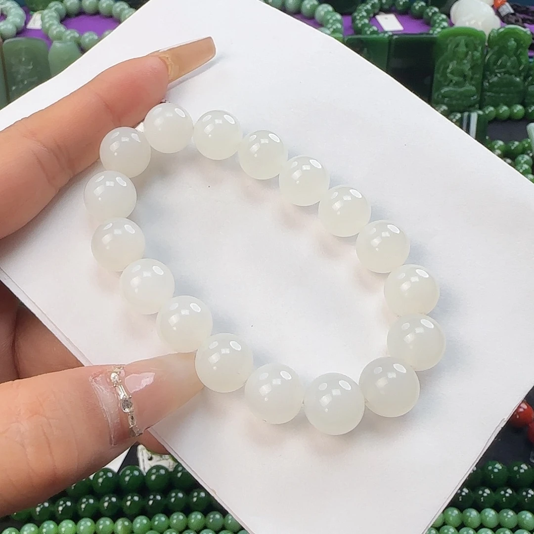 和田玉未镶嵌手串