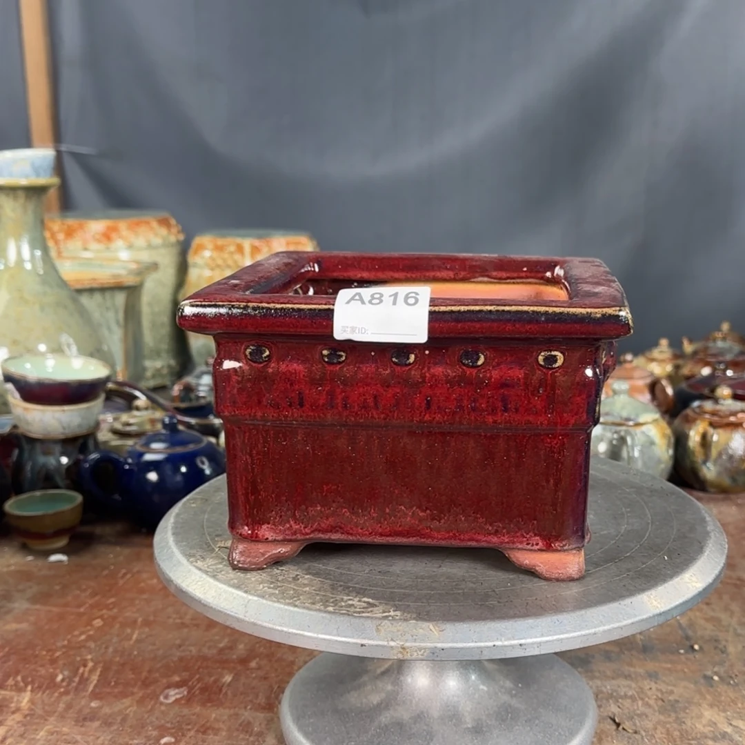 羊***洒花盆紫砂816。