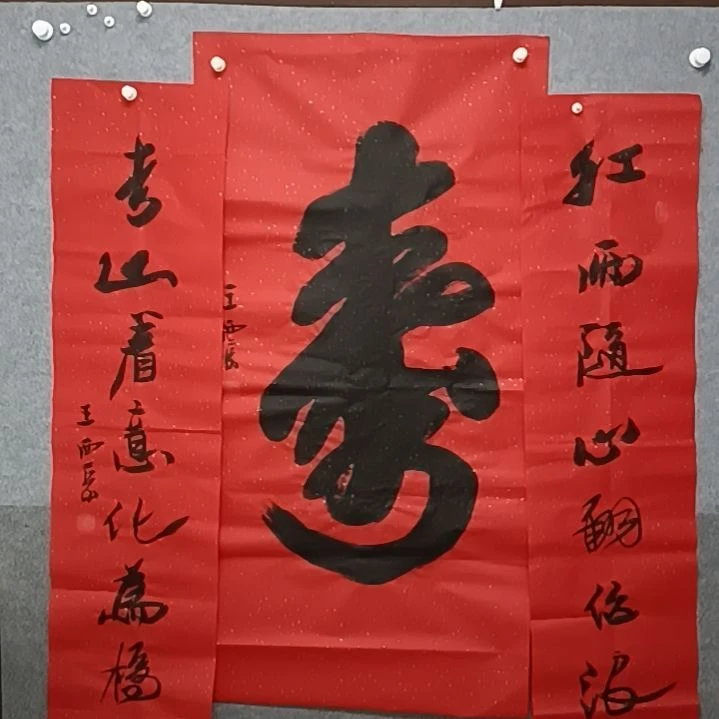 书法S4尺整张榜书大字寿字中堂书