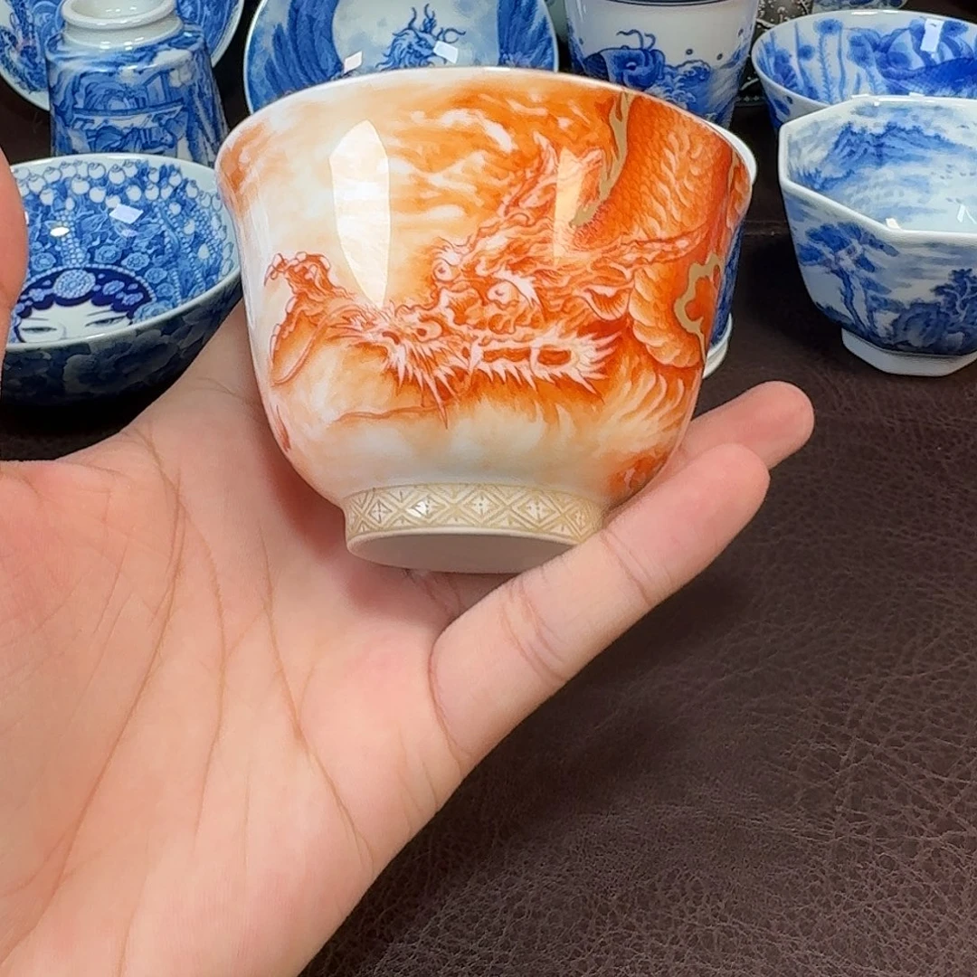 现代景德镇陶瓷杯