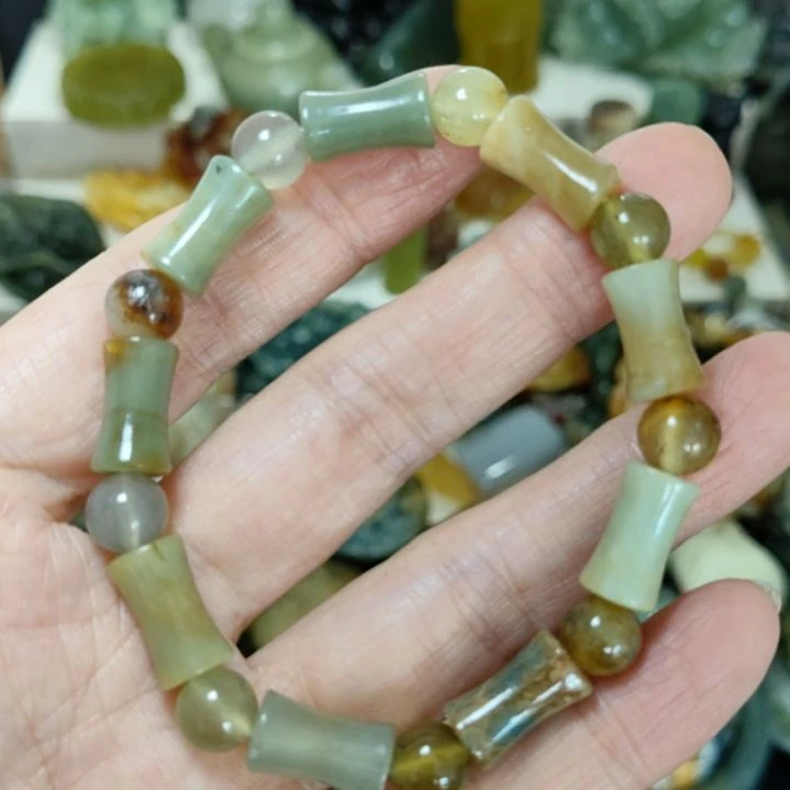 未镶嵌岫玉手串手串