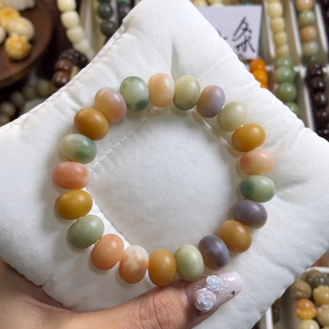 手串菩提根/象牙果新款干磨飘花13