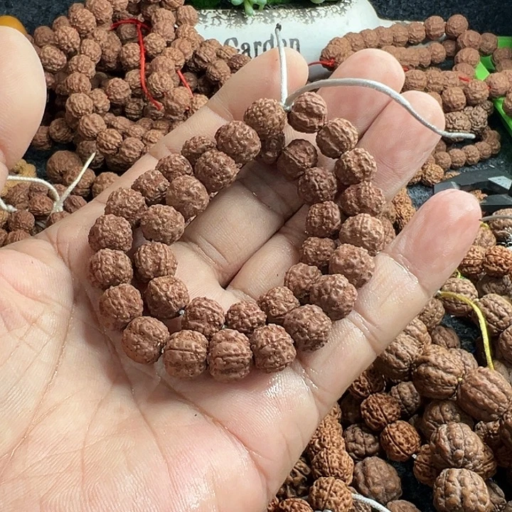 狲***空手串金刚菩提红皮花王大手持36颗籽
