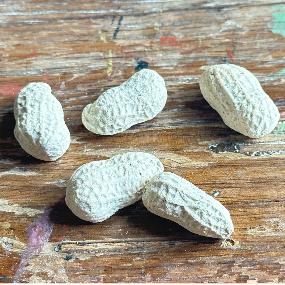 香薰扩香石匣钵泥料小花生茶宠摆件