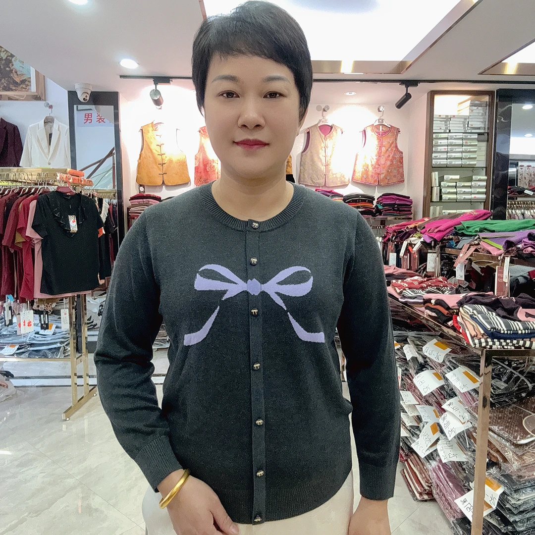 【燕珍时装】2025秋季新款6073时尚百搭气质长袖上衣 syf