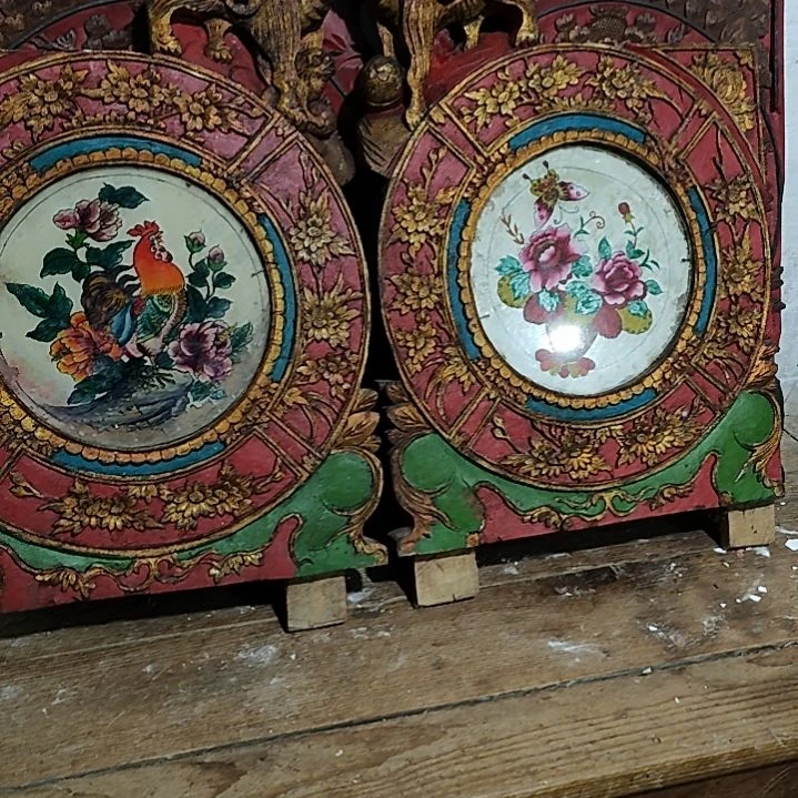 香樟木丝****）木雕花板，一物一拍。