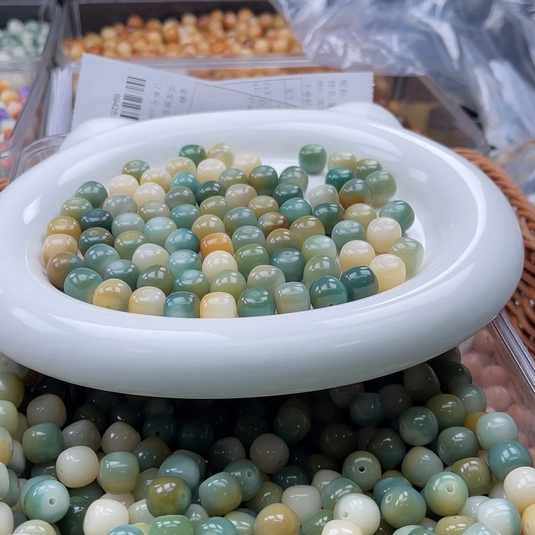 白玉菩提吊坠q12mm/50+5颗香水柠檬