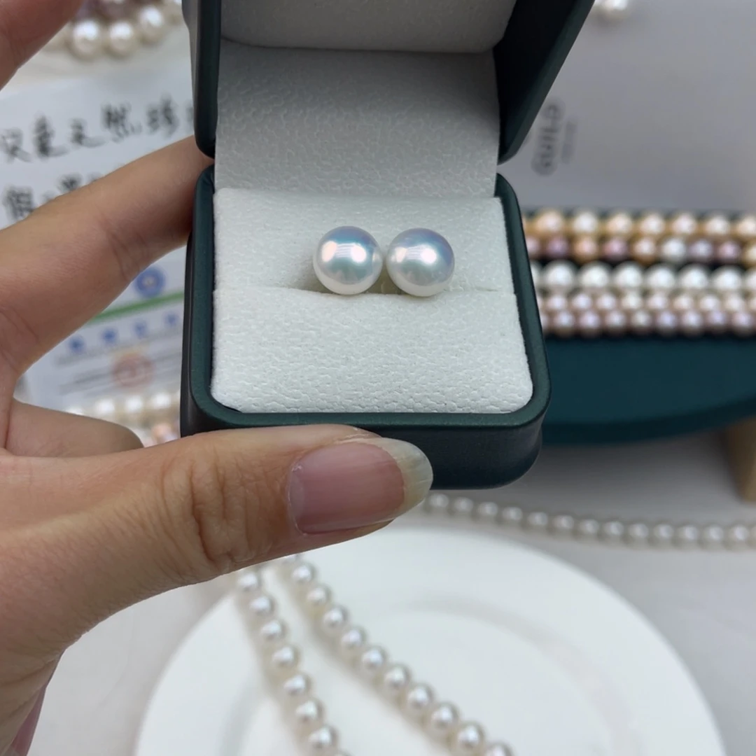 淡水珍珠耳饰未镶嵌