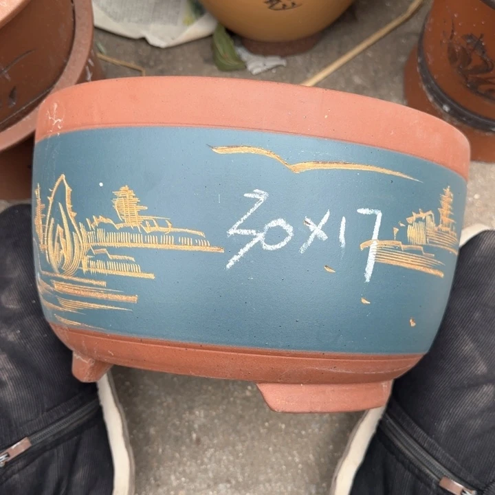 紫砂花盆特价清仓