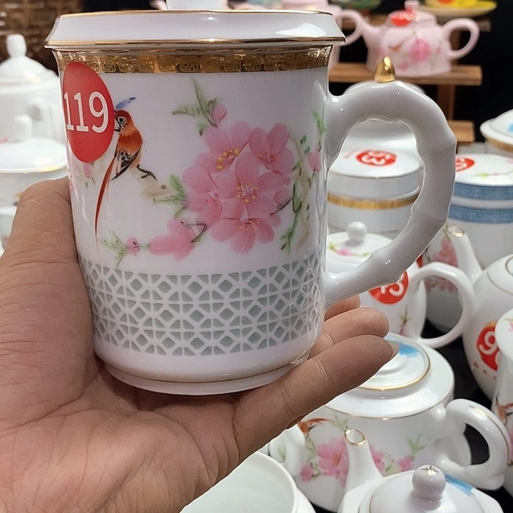 景德镇陶瓷手绘描金