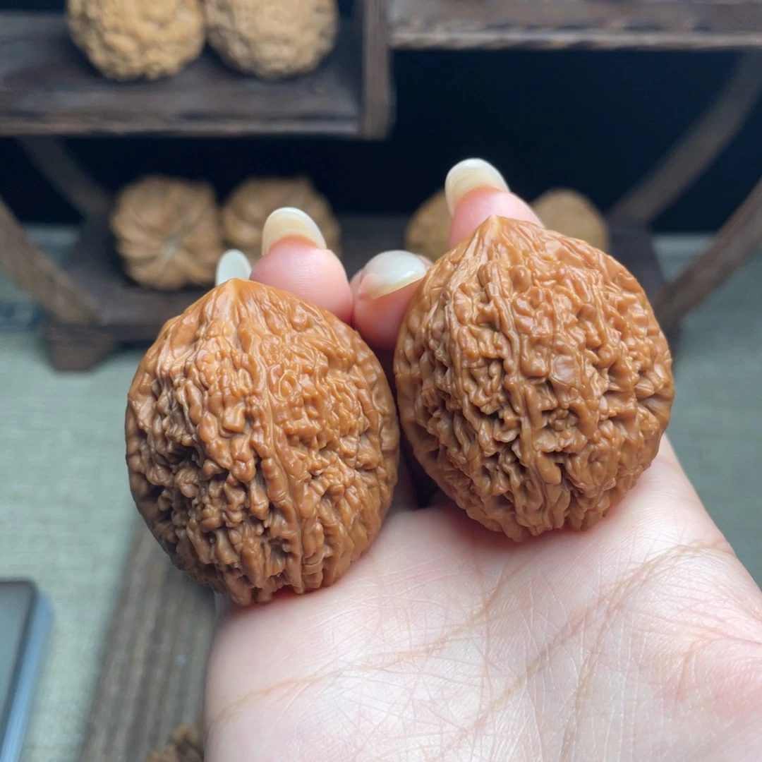 云***冬文玩核桃吊坠蒜头36