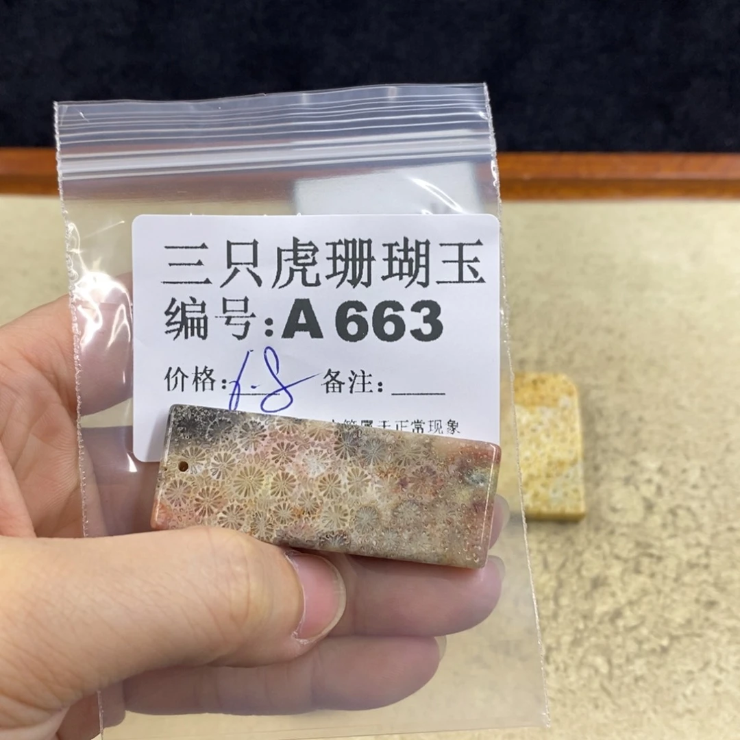 硅化珊瑚（珊瑚玉）1未镶嵌科*娜
